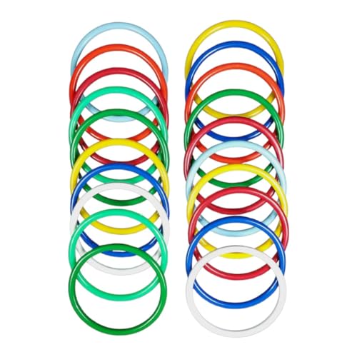 Argola Plástica Varias Cores Grande 12 Cm 20 Pçs Atacado