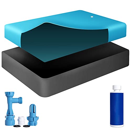 waterbed ca king - Free-Flow, Waterbed Mattress Bundle, Includes Fill & Drain Kit, 8oz. Water Conditioner and Stand-Up Liner, Heavy Duty Vinyl