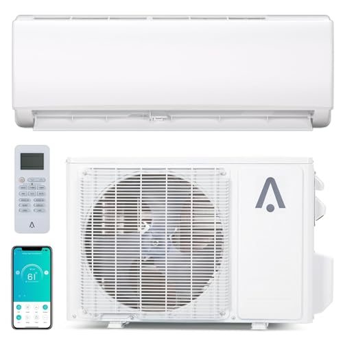 Image of Garvee 2 Ton / 24000 BTU Mini Split Air Conditioner and Heat Pump, 21 SEER2 208 / 230V,Ductless Inverter System,Smart Wifi Mini Split Compatible with Alexa,Cools & Heats Rooms up to 1500 Sq.Ft
