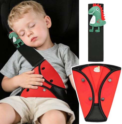 URAQT Coussin Ceinture Securite Enfan, 2 Ajusteur Voiture Protège Ceinture de Sécurité Coussin, Voiture Ceinture de Sécurité Coussinets d'Epaule pour...