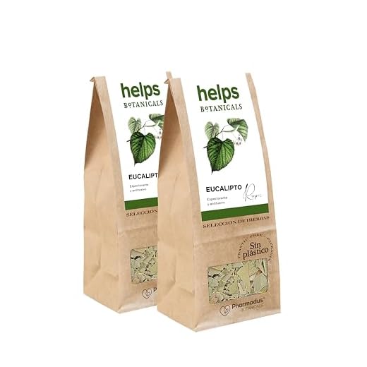 HELPS INFUSIONES - Infusión De Eucalipto En Hojas. Balsámica, Expectorante Y Antiseptica. Bolsa A De Granel 100 Gramos.