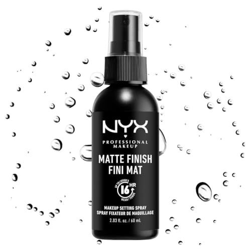 NYX Professional Makeup Setting Spray, Formula fissante leggera a lunga tenuta, Finish matte, 60 ml