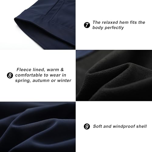 Image of VtuAOL Men's Lightweight Softshell Vest Outdoor Quilted Vest Sleeveless Jacket for Travel Hiking Golf