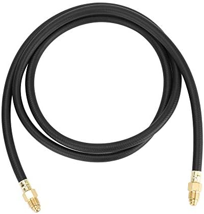 Extend Gas Hose, Argon CO2 Flow Meter Regulator Adapter Hose, Mig Tig, G5/8'' with Inert Gas Fitting (6.5 Feet)