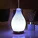 INRORANS Art Glass Essential Oil Diffuser - 160ml Ultrasonic Cool Mist Scent Aroma Aromatherapy Diffuser, Intermittent with Auto Shut-Off Timer Setting &7 Colors Night Light for Home -Ethereal Time