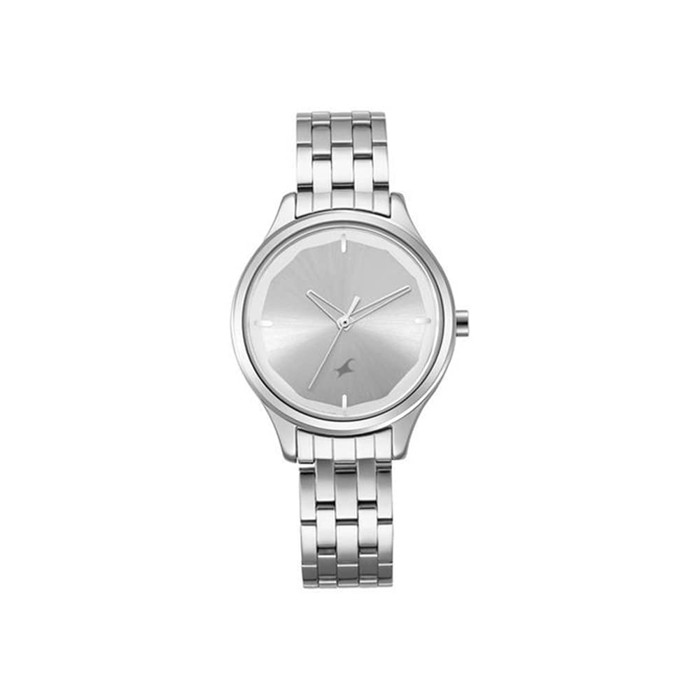 Fastrack Stunners Quartz Analog Silver Dial Metal Strap Watch for Girls-NS6248SM01 (B091F3M564) Amazon Price History, Amazon Price Tracker