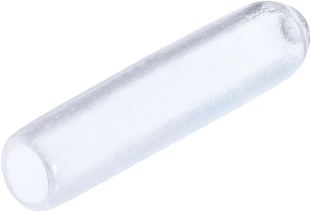 20pcs Rubber End Caps 3mm(1/8") ID Vinyl PVC Round Tube Bolt Cap Cover Screw Thread Protectors Clear