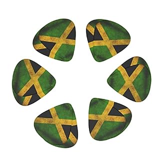 Ensemble de 12 médiators de guitare avec drapeau jamaïcain pour guitare acoustique, guitare électrique, contrebasse… - Les Beatles, Paul McCartney, John Lennon, RIngo Starr, George Harrison Ensemble de 12 médiators de guitare avec drapeau jamaïcain pour guitare acoustique, guitare électrique, contrebasse… – Image 2