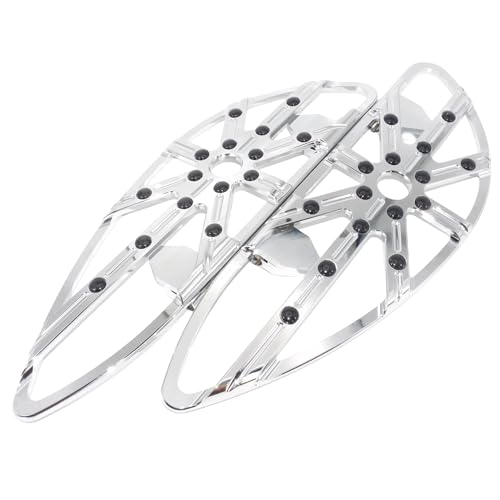 Pédale repose-pieds moto noire avant anti-vibration pour Electra Glide et Touring