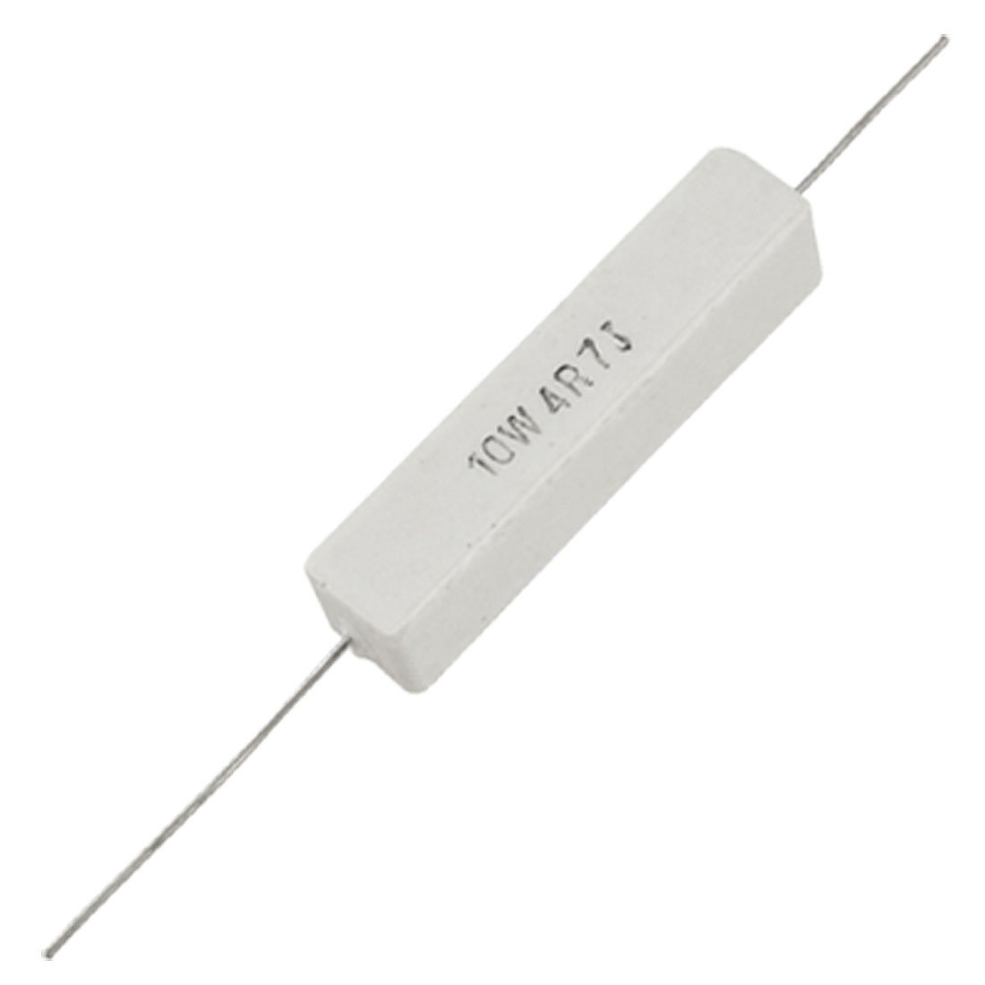 10W 4.7 ohm 4R7 Résistance de Puissance en Ciment céramique 10 Watt x5 (10W 4.7 ohmios 4R7 Resistencia de potencia de Cemento cerámico 10 vatios x5