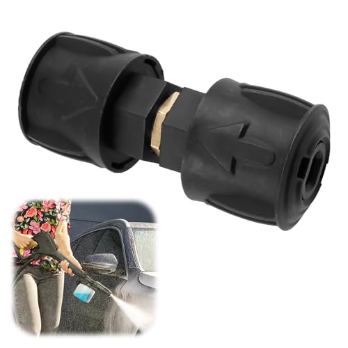 CKDSA 2 Pack High-Pressure Washer M22 14mm Quick Connect Adapters for Karcher K2 K3 K4 K5 K6 K7 Gun and Power Washer Hose Attachment Female Fittings Leak-Proof Quick Release Coupler Extension