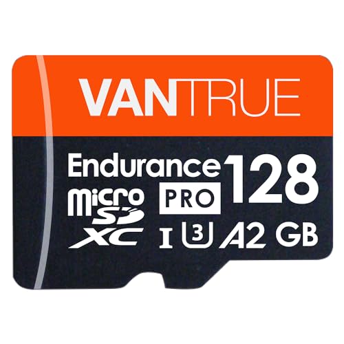 VANTRUE 128GB microSDJ[h U3 Class10 UHS-I microSD [J[h 4K UHD Be }CNSDJ[h hCuR[_[ ANVJ ĎJ