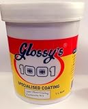 1001 Floor Coating Terracotta - WT Floor paint for cement floor and tiles, Polyurethane and Acrylic Polymer Based Concrete Sealer, Anti-Slip, Thick & Durable tile paint 1 Ltr.