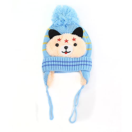 Touca gorro chapeu infantil fofo desenho animado veludo quente calor