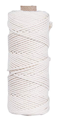 Rayher Poly-Cotton Crochet Thread, Yarn for Craft Floristry and Decorations, Macrame Cord with a Diameter of 3.7mm, 280g, 70m - Image 2