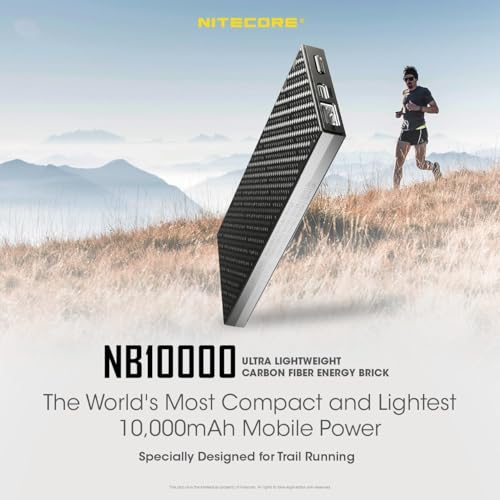 Image of Nitecore Combo: MPB21-NB10000 NB10000 10,000mAh GEN 2 Lightweight, Ultra Slim, Quick Charge Dual Output USB-C Power Charger w Intelligent Battery System MPB21 KIT: 3-in-1 Light, Charger