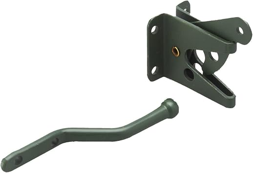 Richelieu Hardware 301CBXV 4 13/16-inch 123 mm Automatic Gate Latch, Rust-Resistant