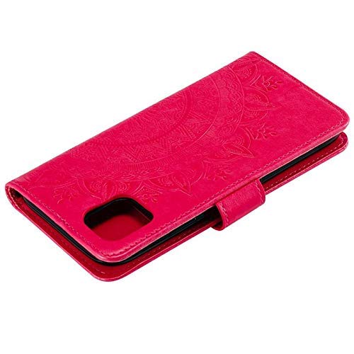 CoverKingz Klapphülle Für IPhone 14 Mit Mandala-Muster - Kunstleder-Case Mit Kartenfach, Standfunktion & Magnetverschluss