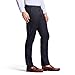 IZOD Men's Performance Stretch Straight Fit Flat Front Chino Pant, Navy, 40W x 32L