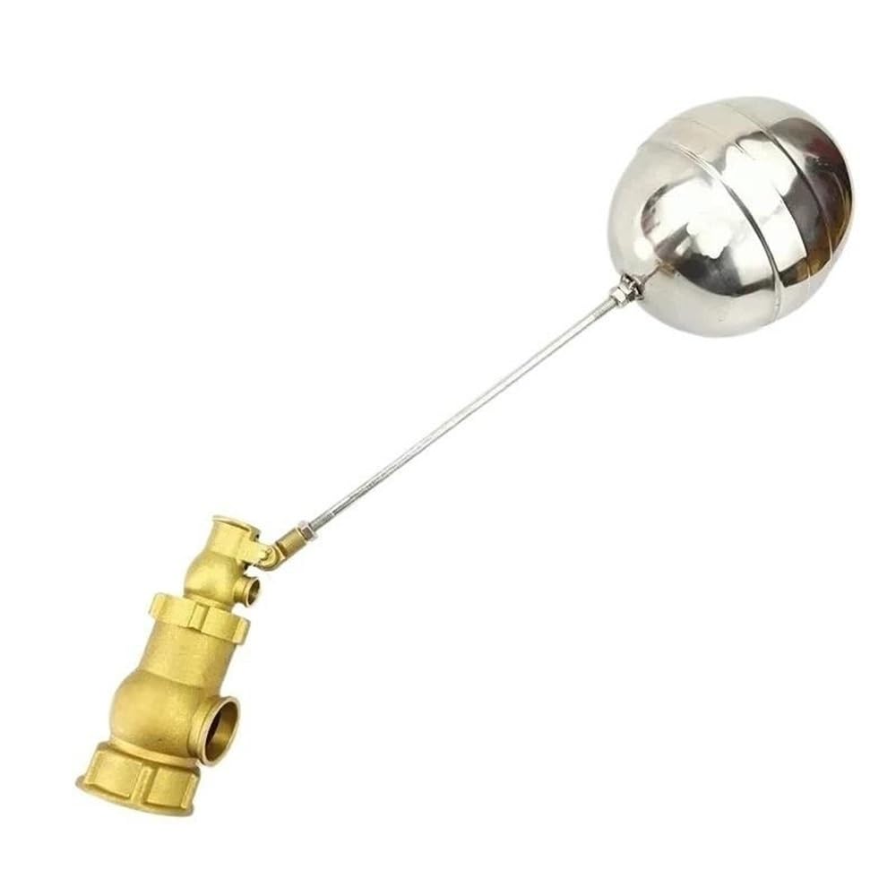 Automatic Float Valve 1pc 2inch 3inch Internal Thread Small Float Valve, Adjustable Water Level Control Floating Ball for Pool(1inch)