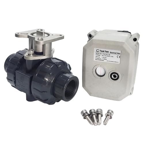 Vanne de régulation DN20 U-PVC NPT 3/4 avec commande analogique 0-5V
