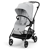 CYBEX サイベックス【公式】メリオ カーボン (2025) フォググレーJP ウルトラライトベビーカー 「持って軽い。押して軽い。ずっと軽い。」1ヵ月～36ヵ月まで 軽量 両対面 EN規格適合 (オリジナルリフレクターバンド付き)