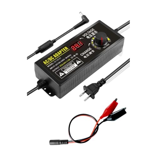 Adaptateur secteur 3-24V bloc alimentation réglable 5A affichage digital