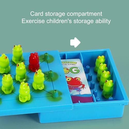 Juego Hoppers, juego de mesa Harvest Hoppers, juego de rana Hoppers, juego de mesa de inteligencia de estrategia lógica, juego de inteligencia, ajedrez y cartas - imagen 3
