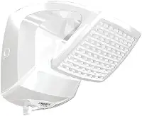 CHUVEIRO DUCHA MULTITEMPERATURAS OU ELETRÔNICO NAS VOLTAGENS 110/127V E 220V, Design Branco, Alta Economia de Energia(220V75KW,COM HASTE)
