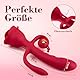 3 in 1 Vibration für Frauen 10 * 10 * 10 Stark Vibrationsmodi, Vibrator Dildo für G-Punkt Klitoris Anal, Sex Spielzeug für die Frau, Vibratorensets für Frauen Solo Sex Toys Sexspielzeug