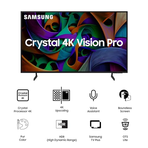 Image of Samsung 138 cm (55 inches) Crystal 4K Vision Pro Ultra HD Smart LED TV UA55DUE76AKLXL (Black)