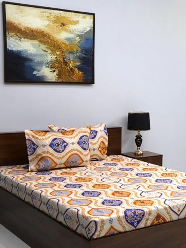 Bombay Dyeing Vista 144 TC Microfiber Brown Queen Size Bedsheet with 2 Pillow Covers (B0D6KSKPXC) Amazon Price History, Amazon Price Tracker