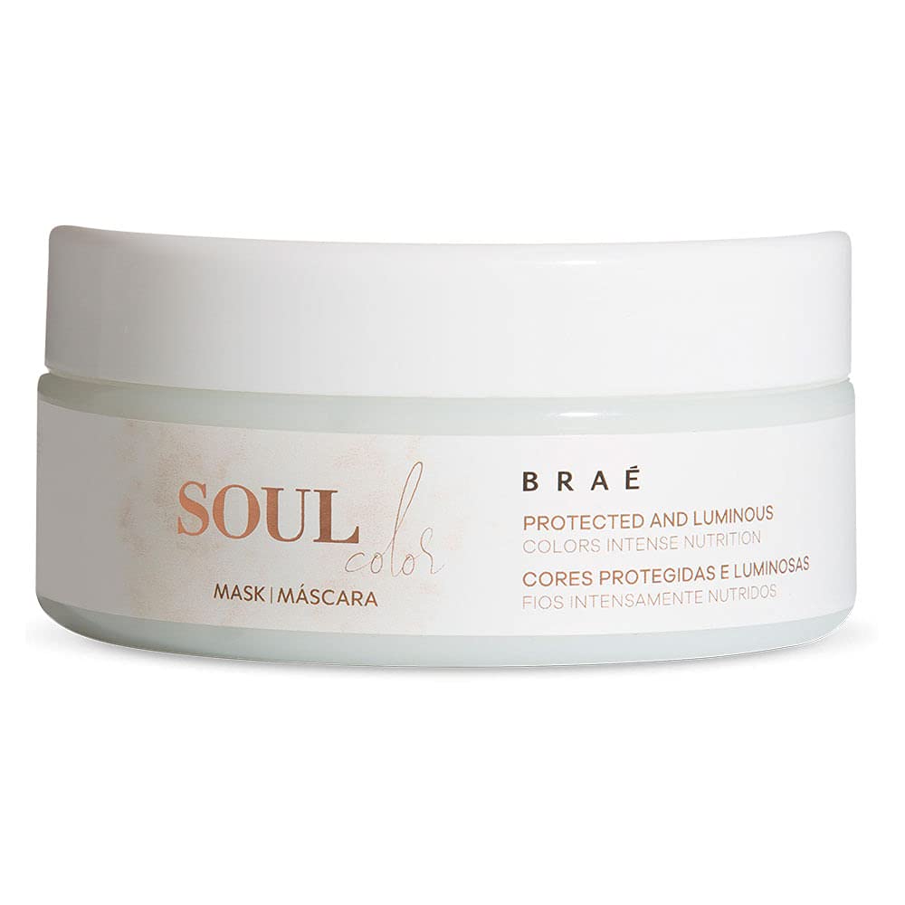 B R A Hair Mask Color Deep - Tratamiento profesional para reparación del cabello, hidratación, nutrición y belleza para todo tipo de cabello, ideal para encrespado, seco, dañado