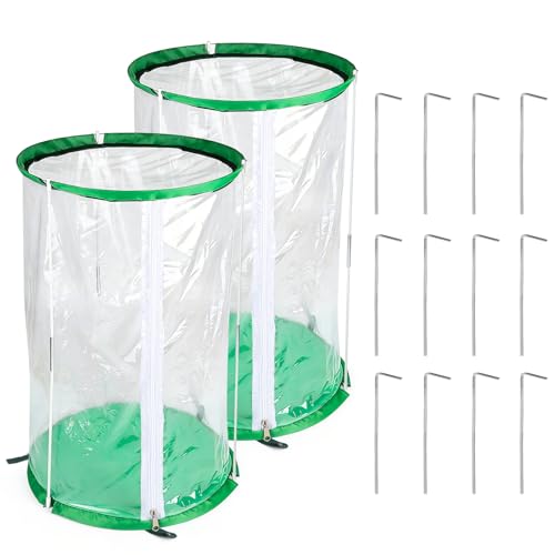 efuturetime 2 x Gewächshaus Klein 55cm x 30cm PVC Treibhaus...