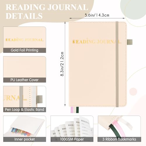 AKONEGE Reading Journal for Book Tracking - Image 2