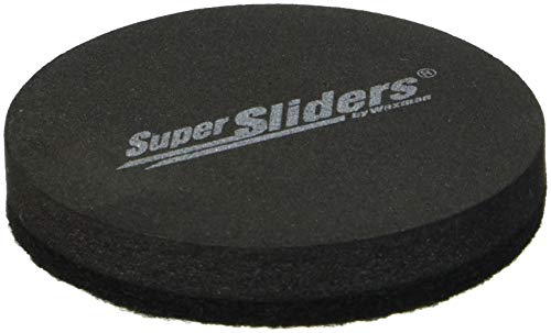 Super Sliders 2 1/2" Round Reusable Furniture For Hard Surfaces - Effortless Moving And Surface Protection, Black (8 Pack) #TOP10