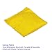 M METERXITY 2 Pack Cornhole Bean Bags - Canvas Sandbag with Plastic Particles, Apply to Bean Bag Throwing Games/Outdoor Activities(Yellow)