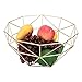Cesto di Frutta Dorato per Bancone da Cucina, Cesto di Frutta Moderno Cesto di Frutta Cesto di Frutta Ciotola da Portata Portafrutta in Ferro Cavo Ciotola di Frutta Dorata per Snack Candy Decorazioni