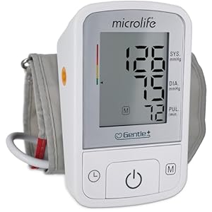 Microlife BPM2 Automatic Digital Upper Arm Blood Pressure Monitor, Wide-Range Cuff Fits Most (Medium – Large up to 16.5 in), Stores 60 Results