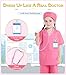 BIBUTY Doctor Costume for Kids Scrubs for Girls Boys, Pretend Play & Dress Up Clothes for Kids, Halloween Costumes for Girls Doctor Kit for Kids with Accessories, Toy Gift for 5-8 Toddler Little Kids