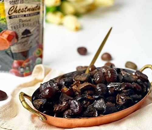 Gefen Organic Whole Peeled and Roasted Chestnuts, 5.2oz (4 Pack) | Chestnuts Peeled and Ready to Eat | Great for Cooking & Baking | Gluten Free | Kosher - Thumbnail 3