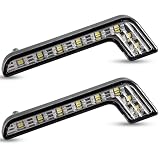 KATUR 12V Blanc Feux de Jour DRL Feux Antibrouillard Avant, 2 pièces
