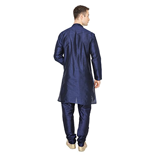 Image of Royal Kurta Men's Cotton Silk Plain Solid Long Only Kurta