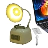 Veilleuse et musique : profitez d'une expérience multifonctionnelle avec notre jolie lampe de bureau avec commutation à deux modes. Choisissez entre le mode veilleuse et le mode musique, ou allumez les deux simultanément pour enrichir votre expérience nocturne