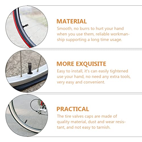 12 peças de alumínio para válvula de pneu de carro, tampas de haste de válvula, tampas de válvula de