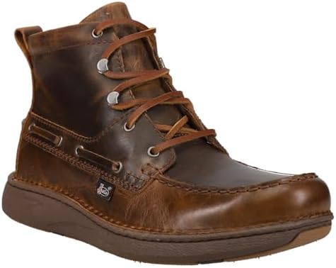 Justin Men's Hazer Casual Lace-Up Lacer Shoe Moc Toe Brown 10.5 D(M) US | Image 1