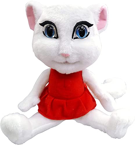 Relsy Official Talking Tom & Friends 12 Inch Angela Plush Toy With Interactive Talkback & App Sounds Features | An Original, Fun & Educational Cuddle Toy For Baby & Kids #TOP7