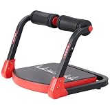 Yelyee Bauchtrainer für Zuhause – 4-in-1 Multifunktions-Fitnessgerät für Bauch, Beine, Po, Arme, Klappbar mit 4 Widerstandsstufen, 120 kg Belastbar, Heimtrainer für Abnehmen & Muskelaufbau