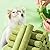 16PCS Cat Grass Teething Stick,Cat Dental Sticks,Cat Chew Sticks,Cat Grass Stick for Indoor Cats,Cat Grass Chew Stick,Cat Dental Toy,Cat Hairball Removal,Cat Teeth Cleaning Treats,Catnip Sticks