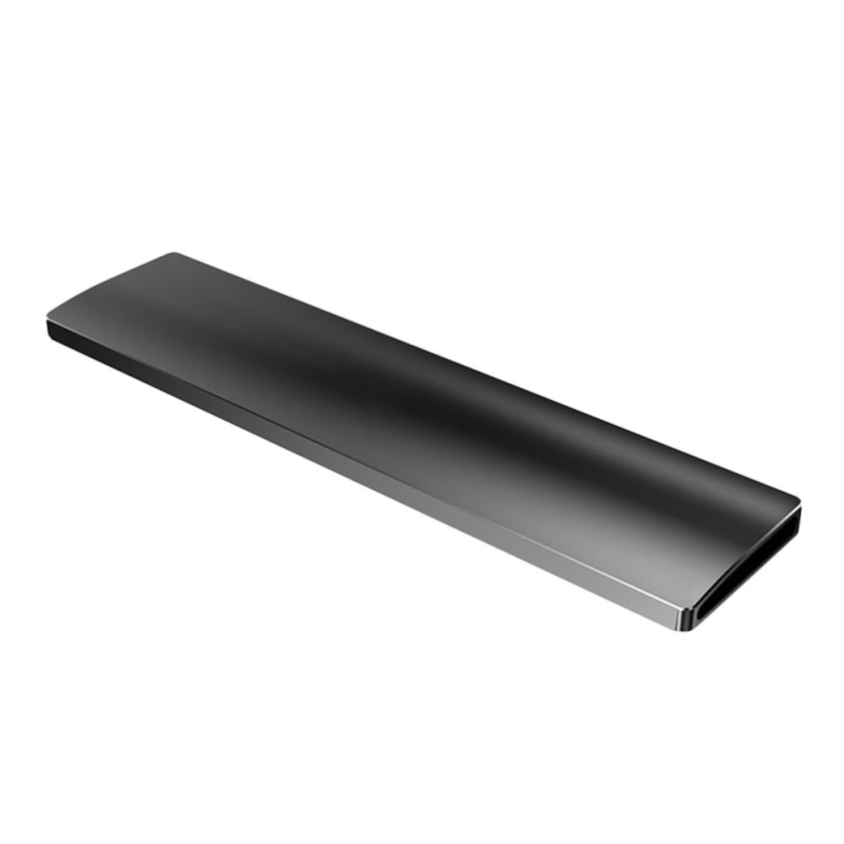 Schwarze Handgelenkauflage aus Aluminiumlegierung für 104-tasten Tastaturen